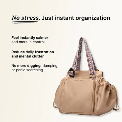 Your Go-To Everyday Bag: Holds Everything, Stays Organized (15 Smart Pockets)