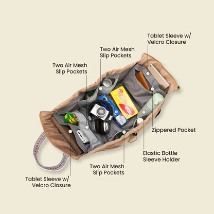 Your Go-To Everyday Bag: Holds Everything, Stays Organized (15 Smart Pockets)