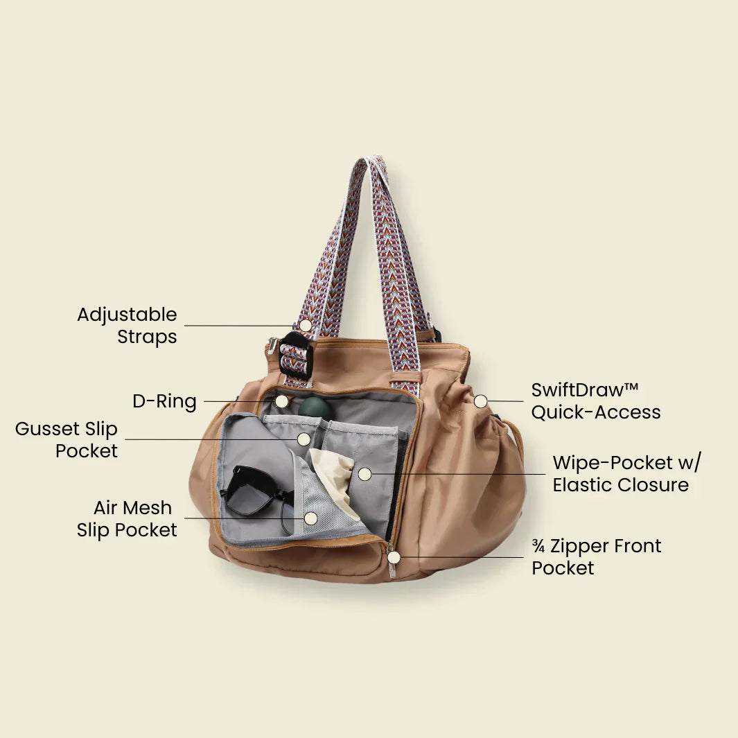 Your Go-To Everyday Bag: Holds Everything, Stays Organized (15 Smart Pockets)