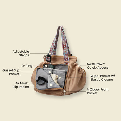 Your Go-To Everyday Bag: Holds Everything, Stays Organized (15 Smart Pockets)