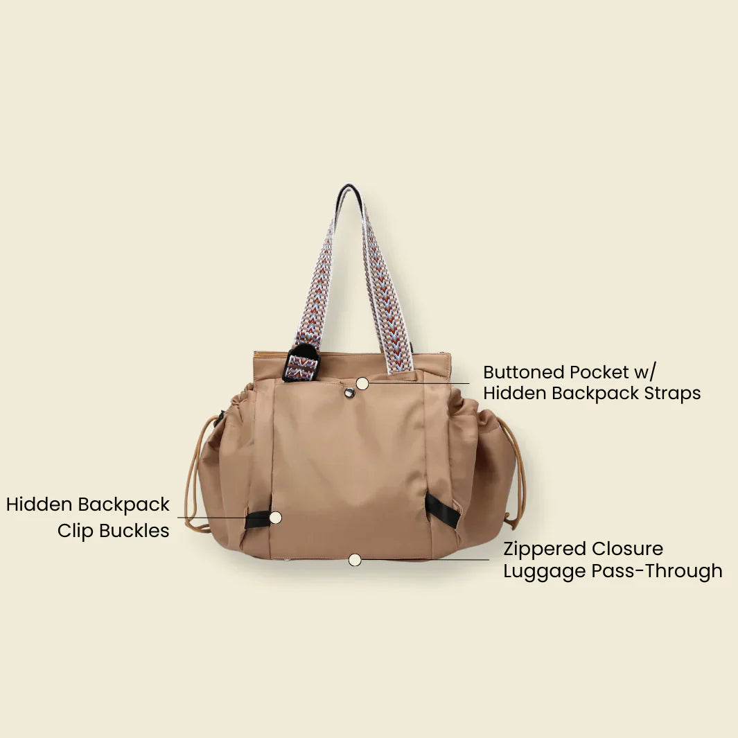 Your Go-To Everyday Bag: Holds Everything, Stays Organized (15 Smart Pockets)