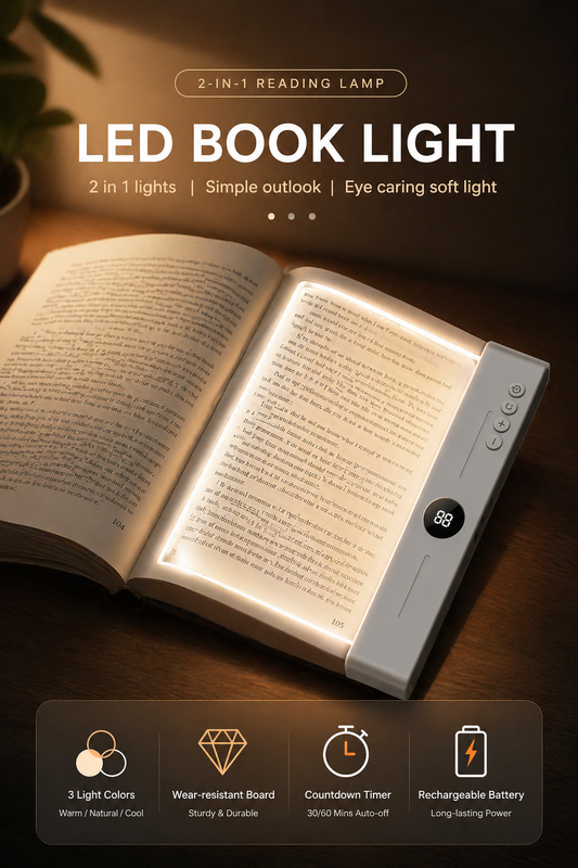 Sleep-Friendly Night Reading Light