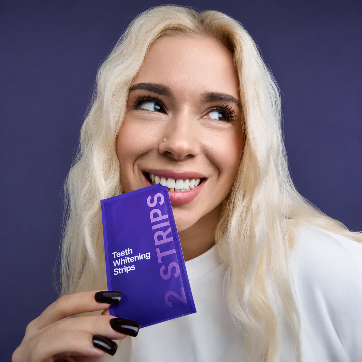 VAMPPLAIN Purple Whitening Strips – Peroxide-Free & Enamel Safe