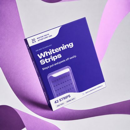 VAMPPLAIN Purple Whitening Strips – Peroxide-Free & Enamel Safe
