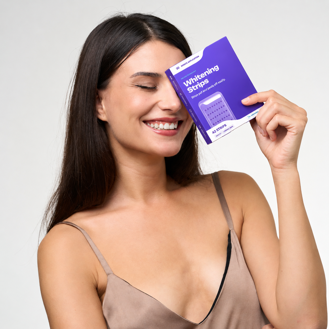 VAMPPLAIN Purple Whitening Strips – Peroxide-Free & Enamel Safe