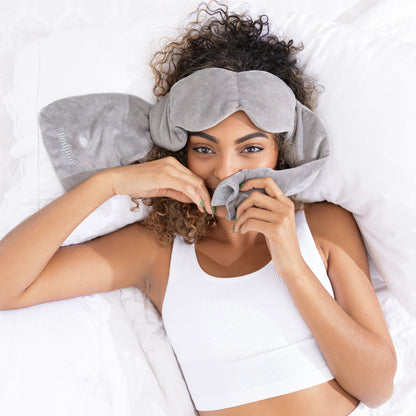 Sleep Mask | The weightedBlanket For Your Eyes, DeepSleep, side-sleeping Friendly100% Blackout