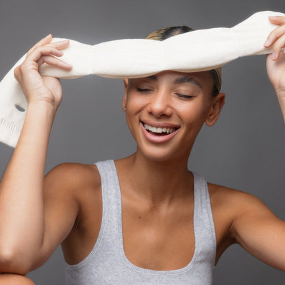 Sleep Mask | The weightedBlanket For Your Eyes, DeepSleep, side-sleeping Friendly100% Blackout
