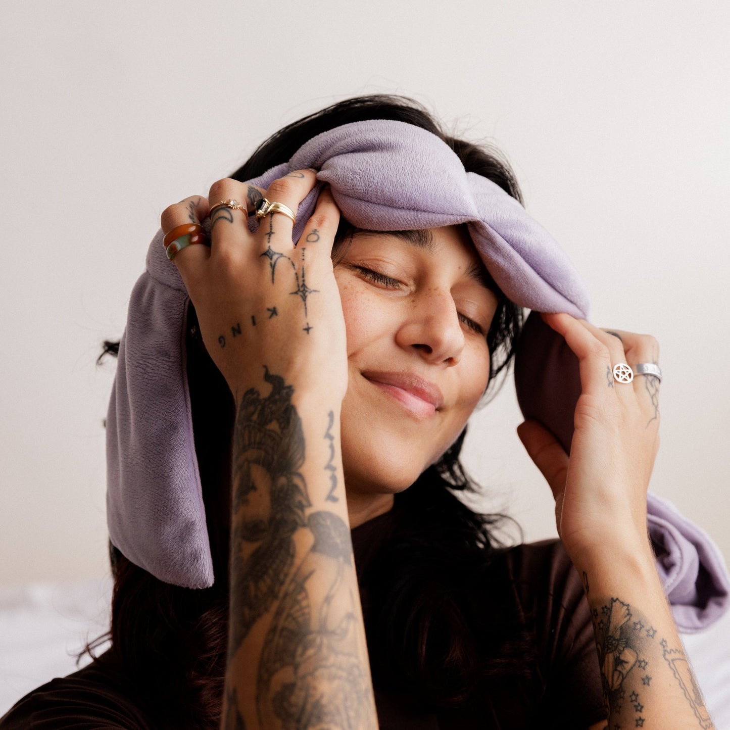 Sleep Mask | The weightedBlanket For Your Eyes, DeepSleep, side-sleeping Friendly100% Blackout