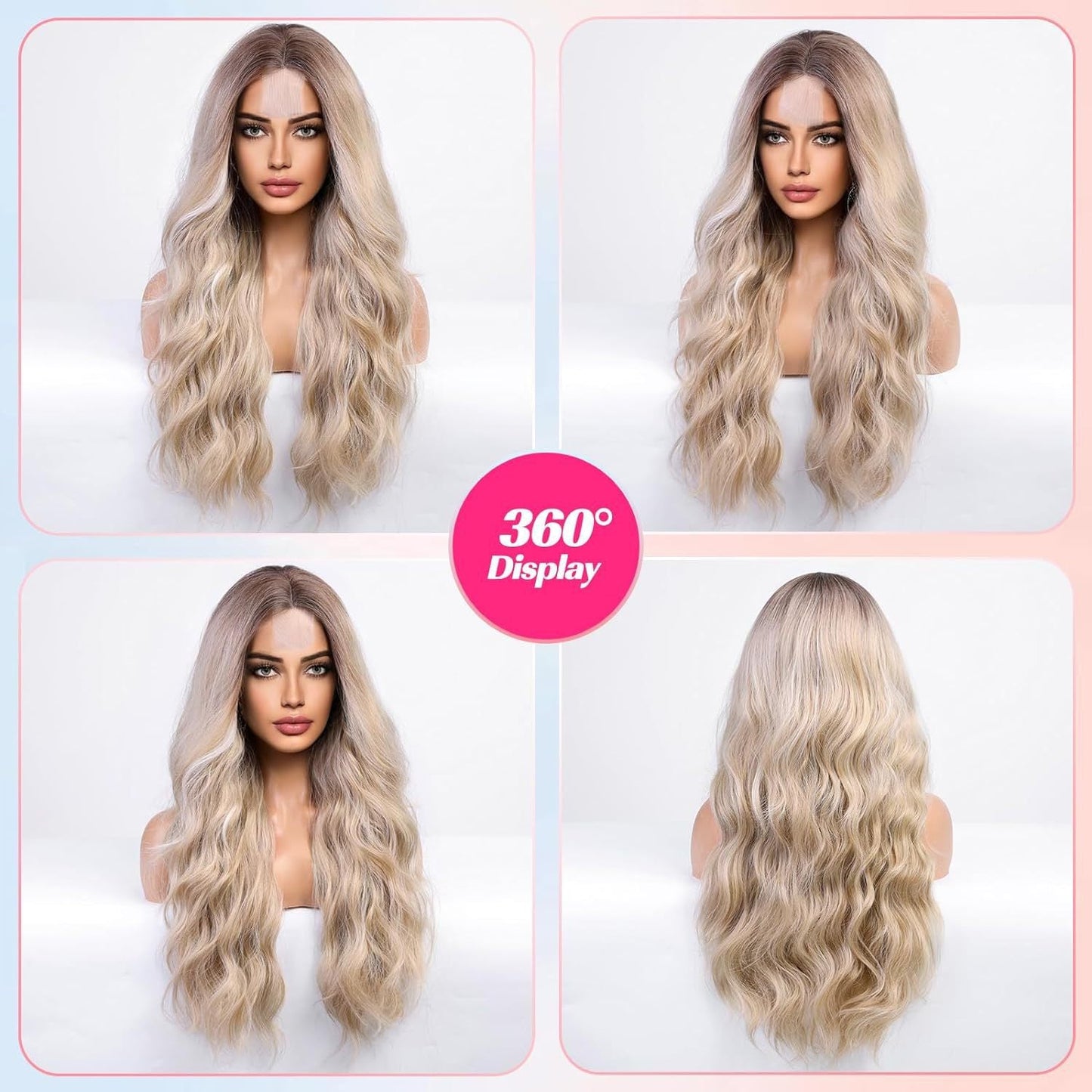 [26 inch] Human Hair Blend · Realistic Styles for Everyday Wear 丨 Synthetic Wig