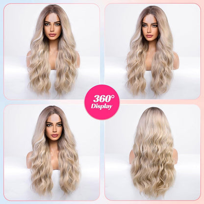 [26 inch] Human Hair Blend · Realistic Styles for Everyday Wear 丨 Synthetic Wig