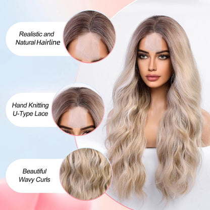 [26 inch] Human Hair Blend · Realistic Styles for Everyday Wear 丨 Synthetic Wig