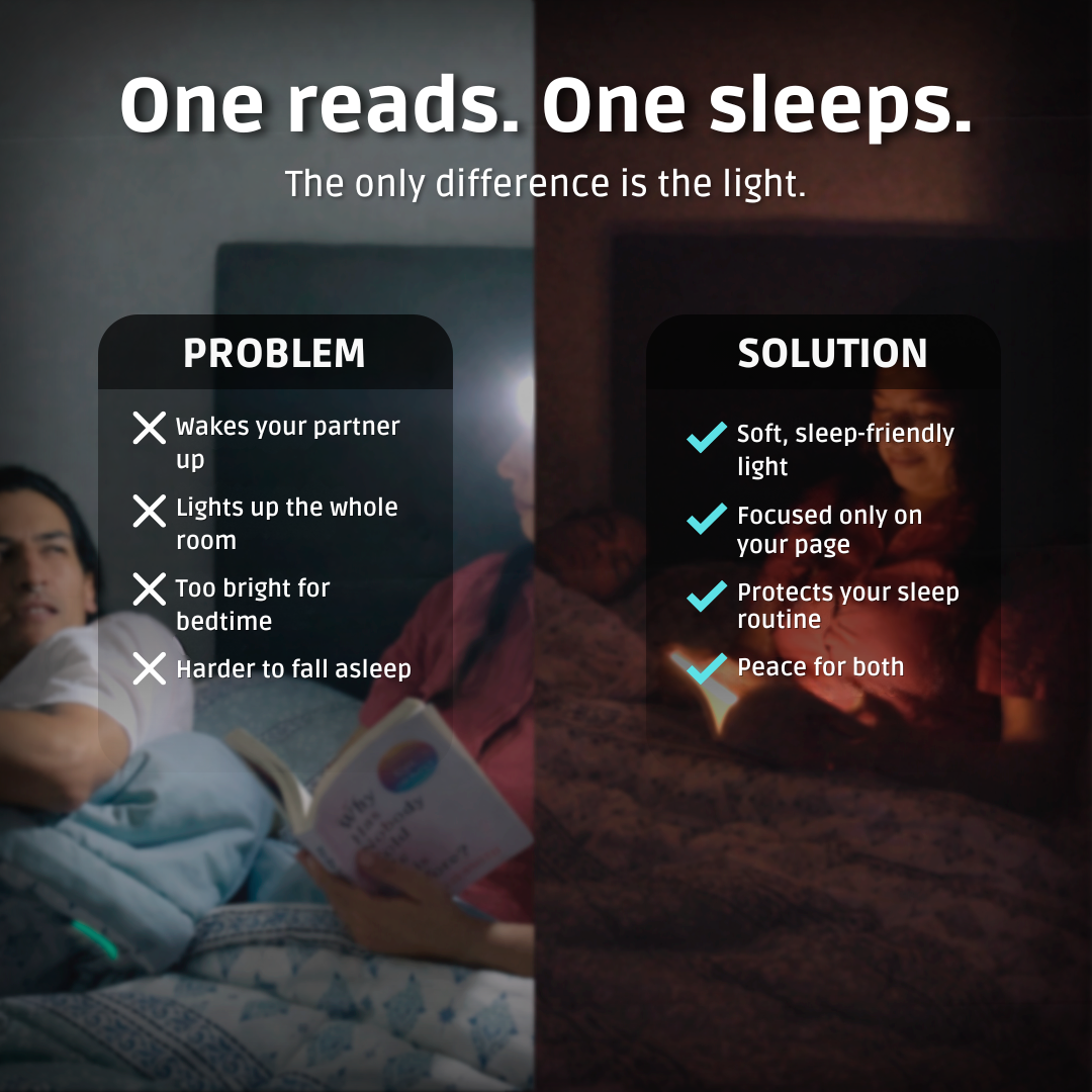 Sleep-Friendly Night Reading Light